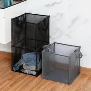 빨래 접이식 다용도 세탁망 그레이망 바구니 정리함 메쉬 바구니