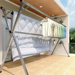 올스텐 접이식 빨래 대형 이동식 건조대 이불 X형