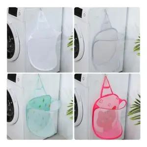 수거함 접이식바구니 분리 빨래바구니 2 캠핑 메쉬 보관함 벽걸이 세탁바구니 통 수납