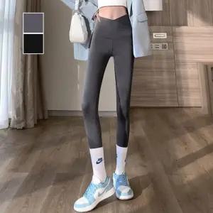 [아우트]여성 레깅스 크로스 밴딩 필라테스복 9부