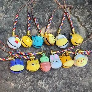 장식 십이지신 액막이 행운 방울 합격 키홀더 (49YQA)