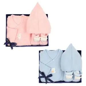 [갤러리아] (압소바,쌍둥이출산,백일,조카옷)크루바디슈트양말2벌세트(A25-22623)