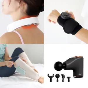 알로코리아 마사지건 EMS 온열 마사지기 목 어깨 손목 승모근 안마기 종아리 전신 선택1