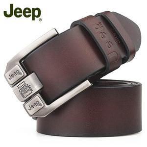 Jeep 남성용 정품 가죽 대형 사이즈 캐주얼 벨트
