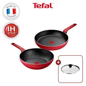 [테팔] 데일리 엑스퍼트 인덕션 프라이팬 2종(팬28+웍28) +우드뚜껑28