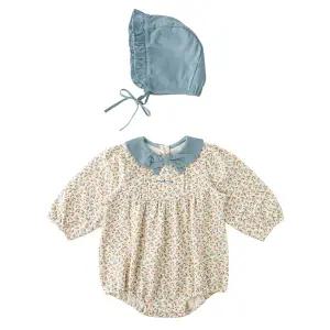 [밍크뮤] 쁘띠열매플라워SET바디슈트 (34A13-604-08)