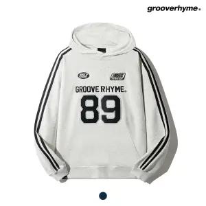 [그루브라임]유니) GROOVERHYME 89 레이싱 느낌 테이프 후드 (LRSWCTH916M)