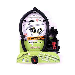 호비 LJ9080S+B 자전거 자물쇠 4관절락 사관절락 열쇠