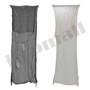 패브릭거미줄장식 블랙 크림 할로윈데이 장식소품 거미줄