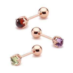 [도로시] 14k 클래식 탄생석 피어싱(천연석)