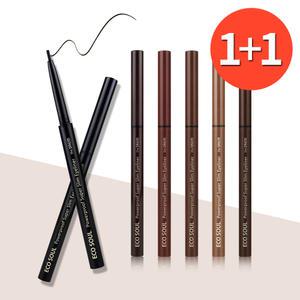 더샘 에코 소울 파워프루프 초슬림 아이 라이너 x2개 /테디브라운