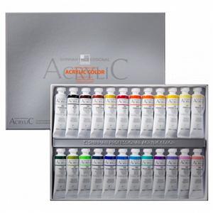 신한 아크릴물감 20ml 24색 미술용품