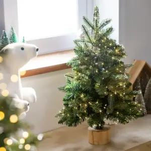 고급 무장식미니트리 30cm 45cm 60cm 크리스마스 소품 장식 4 / 나무 전구 성탄절 선물 북유럽 연말 분위기 꾸미기