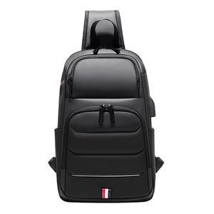 벤쿠쿠 M7 남성 슬링백 크로스백 옆으로 메는 가방 USB 스마트 메신저백 대학생 힙색 웨이스트