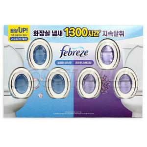 페브리즈 화장실 비치형 방향제 탈취제 6개 1300시간 지속 코스트코