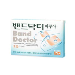 밴드닥터 아쿠아 방수 투명 밴드 혼합형 10매입 5개