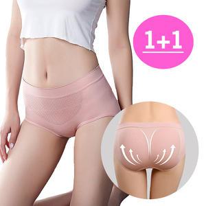 (2장세트)3D허니콤 여성 심리스 노라인 힙업 보정팬티