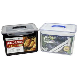 홀드락 김치통 6-3 (12.5L)1핸들/투명/코코아/밀폐용기