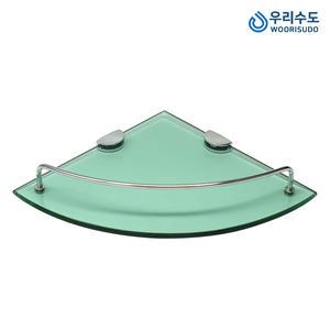 우리수도 욕실 강화유리유리 코너선반 욕실선반