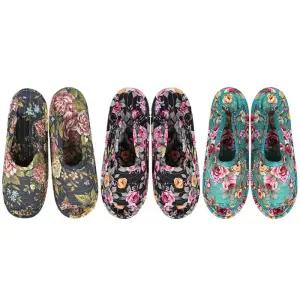 로즈꽃 면실내화 거실화 슬리퍼 덧신 거실용슬리퍼 실내화 순면 퀼트