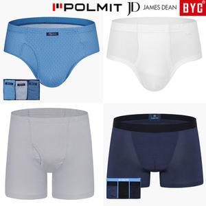 BYC 제임스딘 남성 삼각 사각 팬티 빅사이즈 기능성 드로즈 브리프 순면 인견 쿨 여름 시원한 속옷 110