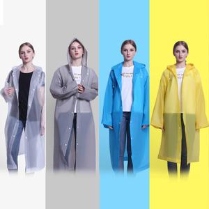 EVA 우비 휴대용 남녀공용 성인 아동 우의 비옷 레인코트 다회용