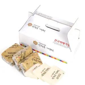 [장현옥기정떡]화순 장현옥 기정떡 혼합 (기정떡12팩+보리떡4팩)