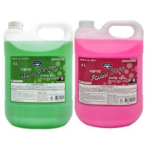 물비누 거품비누 4L 대용량 손세정제 리필 핸드워시 업소용