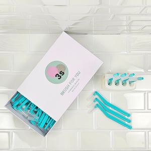 브러쉬포유 치간칫솔 L형3s(0.7)50p+생분해휴대용10p+케이스