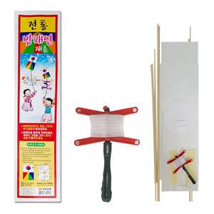 방패연 무지 연 만들기 날리기 재료 세트 10개입