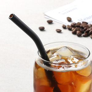 마카 내열 유리빨대 블랙