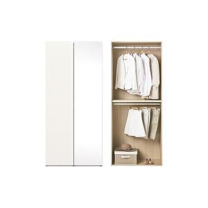 한샘 아트월 거울옷장 100cm(높이216cm) 2단 행거형