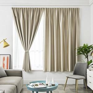 [러빙랩] 블랑 붙이는 커튼 찍찍이 암막커텐 거실커튼 150x200cm