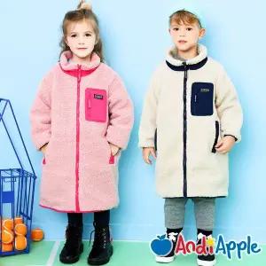 [보리보리/앤디애플]NEW따숩뽀글보아플리스롱코트