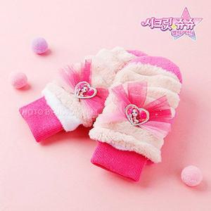 [꼬마스타]시크릿쥬쥬 리본 엄지 장갑