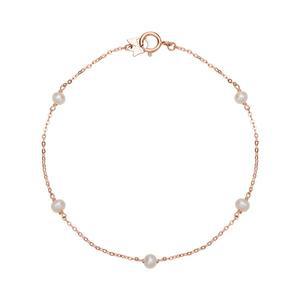 [모아르]14K 팔찌 체인 금팔찌 티엘 진주