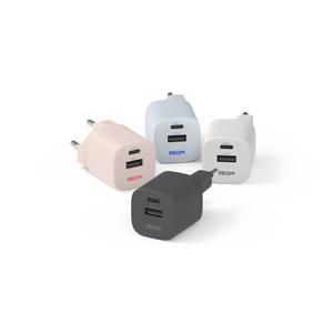 25년 리뉴얼! 리큐엠 30W 초고속 2포트 미니 멀티충전기 고속충전어댑터 급속충전 아이패드 노트북