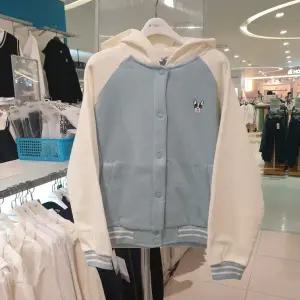 [에꼴리에] 22D0183 MT 배색 라글란 비시티 후드점퍼