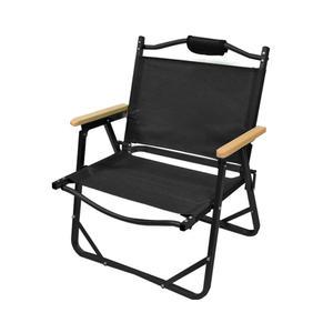 알루미늄 릴렉스 로우체어 블랙