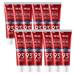 메디안 치석케어 구취제거 치약 120g 3입 x4개