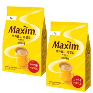 동서 맥심 모카골드 마일드 1kg X 2개 자판기용 커피믹스