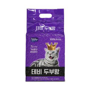 테비 두부왕 가는입자 베이비파우더 7L 고양이모래