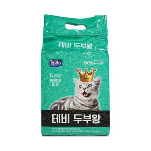 테비 두부왕 가는입자 밀크 7L 고양이모래