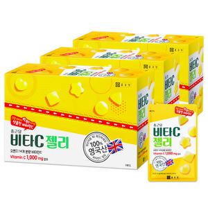 종근당 영국산 비타민C 젤리 1000mg x24봉 대용량 꾸미 맛있는 비타민씨 구미