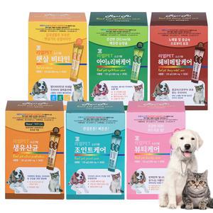 리얼펫 반려동물 생유산균 외 5종 / 강아지영양제 고양이영양제