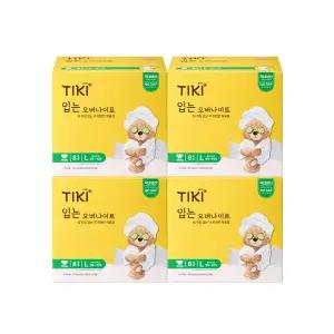티키 생리대 입는오버나이트 입오버 대형(총32매) 8매입X4팩