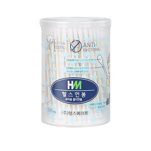 헬스 유아 순면 종이면봉 200개입 3통