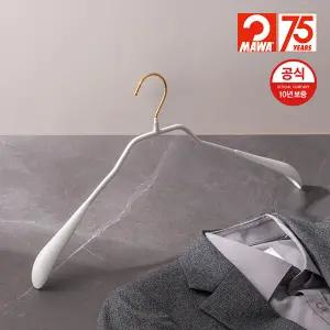[10년보증]마와 옷걸이 골드23K 바디폼 42L 외투용 5개