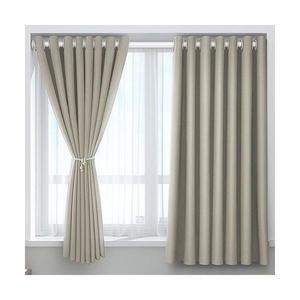 현관 거실 중문 방한 방풍 커튼 암막 커텐 130x170cm 웜베이지 2장