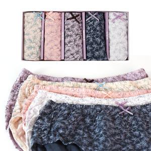 탑라인 요일팬티  플로렌스 여성 맥시 팬티 5P 세트/30대/40대/50대/60대속옷